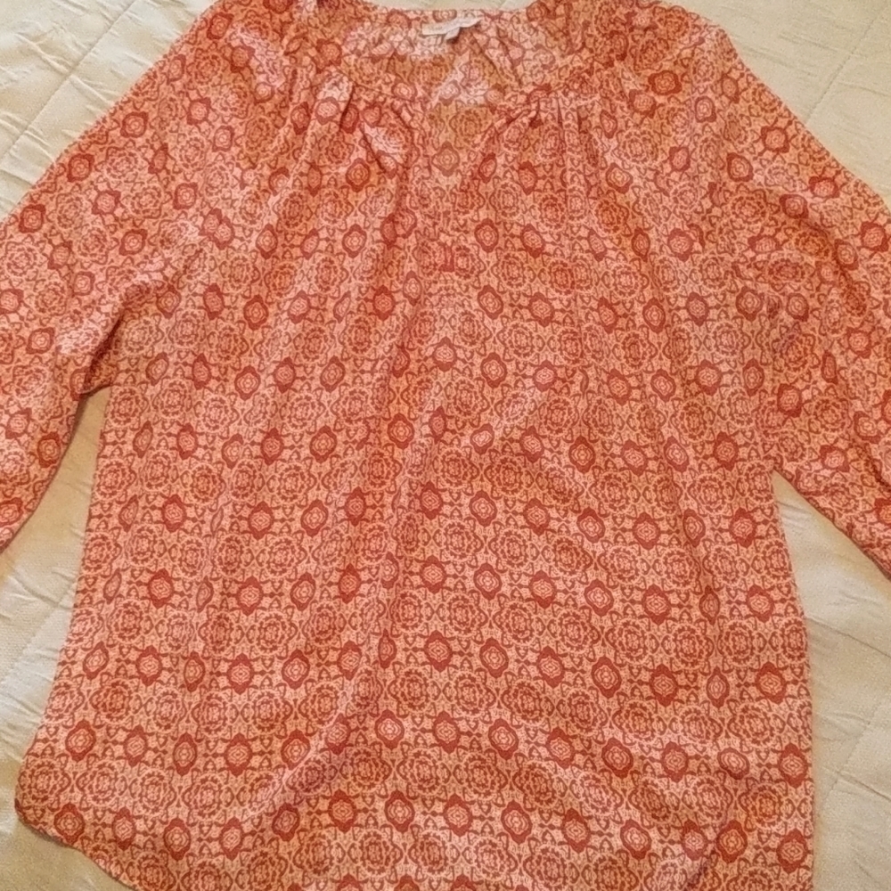 Red blouse